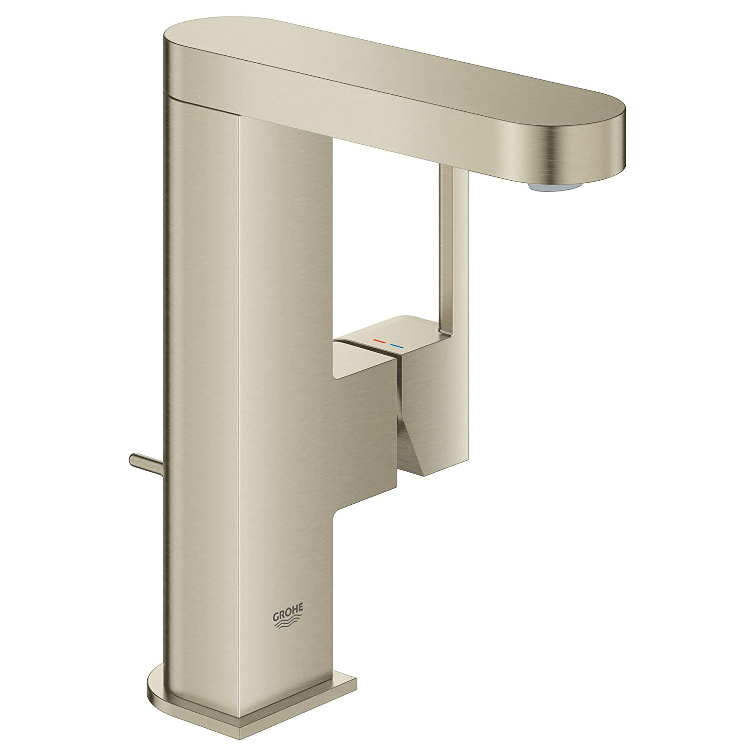 Plus Single Hole Lav Faucet in Brushed Nickel 1.2 gpm