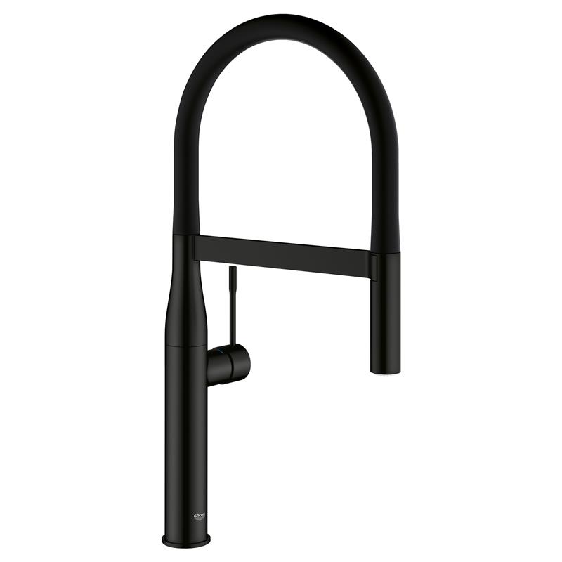 Essence Semi-Pro Dual Spray Kitchen Faucet in Matte Black, 1.75 gpm