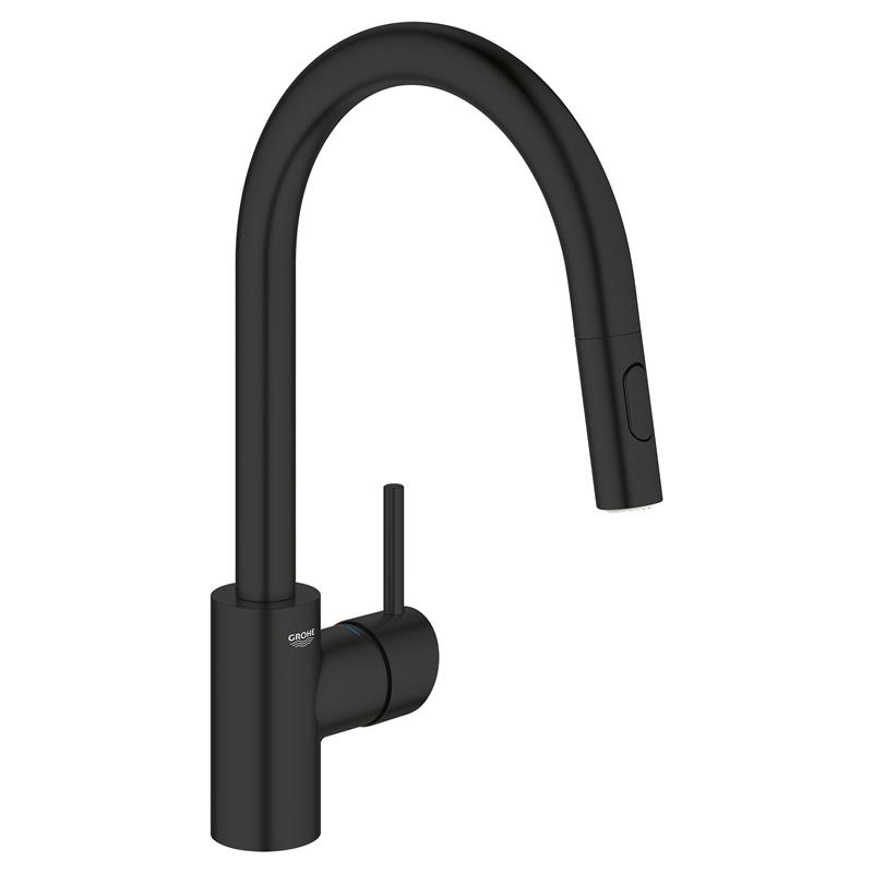 Concetto Pull-Down Kitchen Faucet in Matte Black, 1.75 gpm