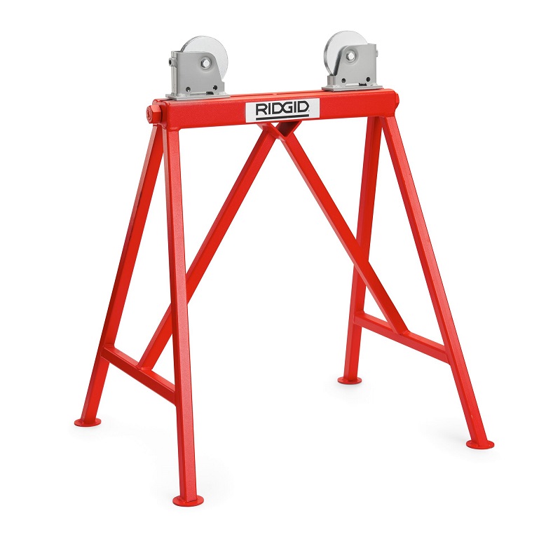 Adjustable Roller Stand with Steel Wheels 34" High 36" Pipe Capacity Model AR99 