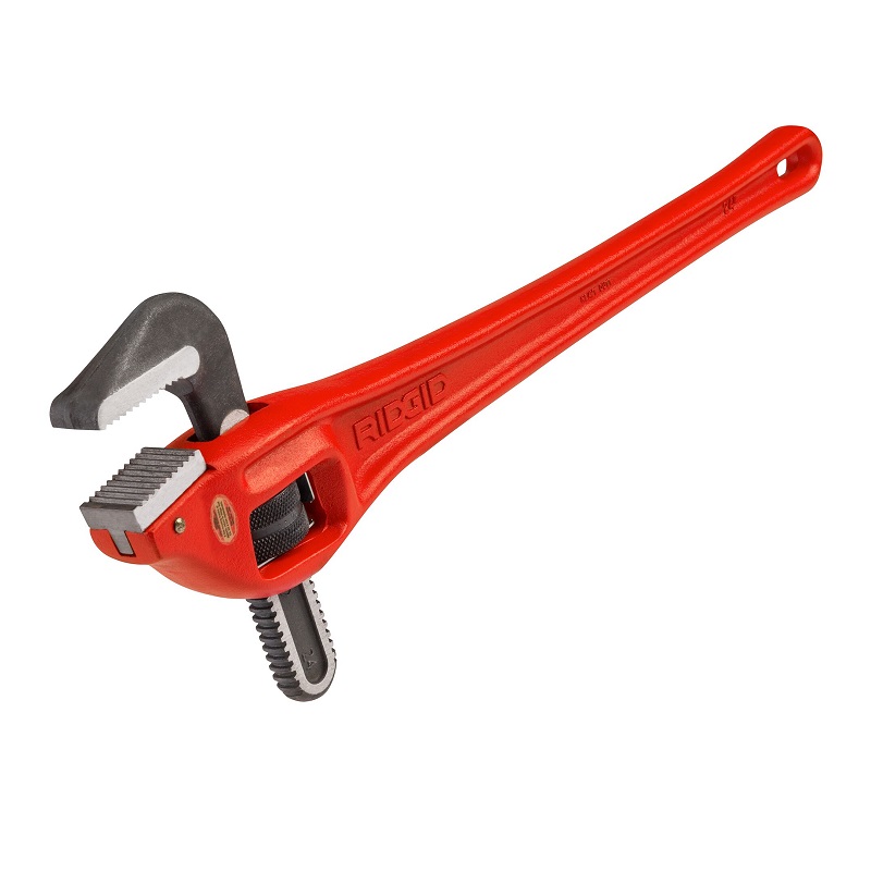Heavy-Duty Offset Pipe Wrench 24" 3" Pipe Capacity Model 24 