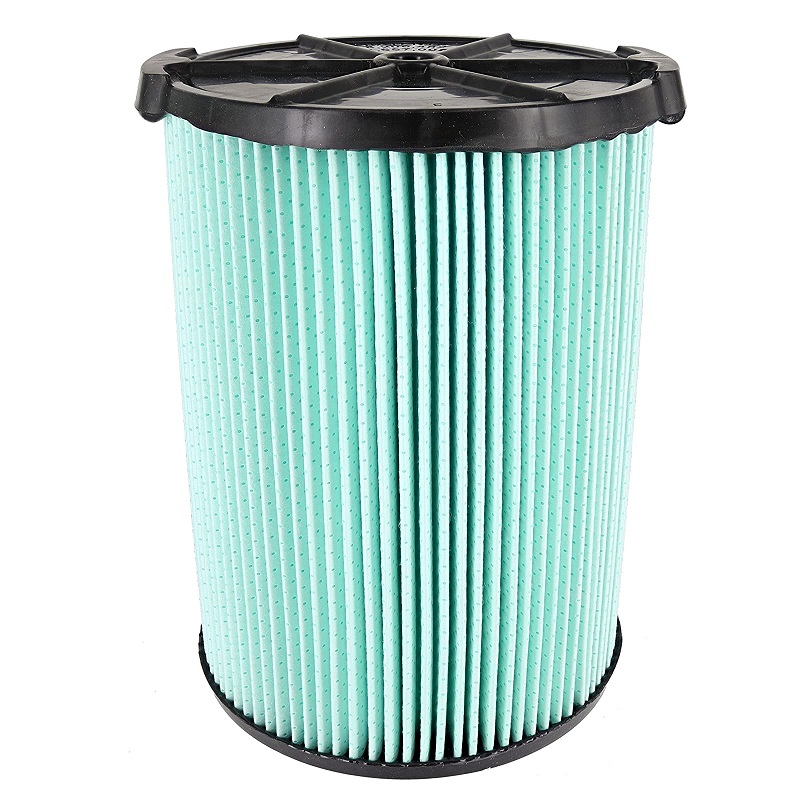 HEPA Media Filter 5-Layer Allergen Green for 5 to 20 Gallon Wet/Dry Vacuums Model VF6000 