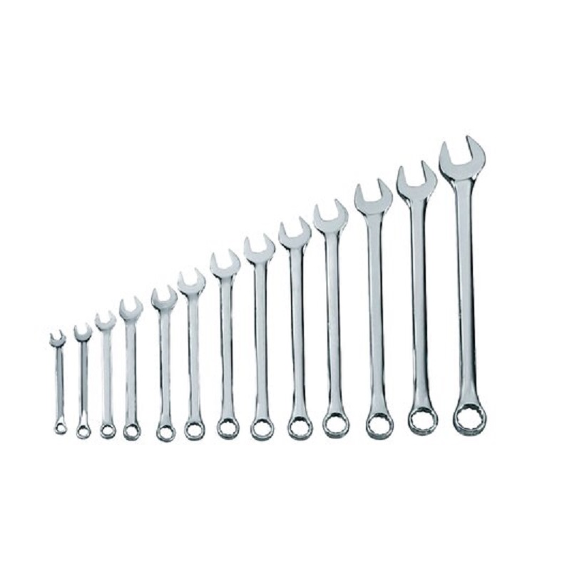 WRENCH SET 13PC COMBO SAE 87-244 FULL POLISH