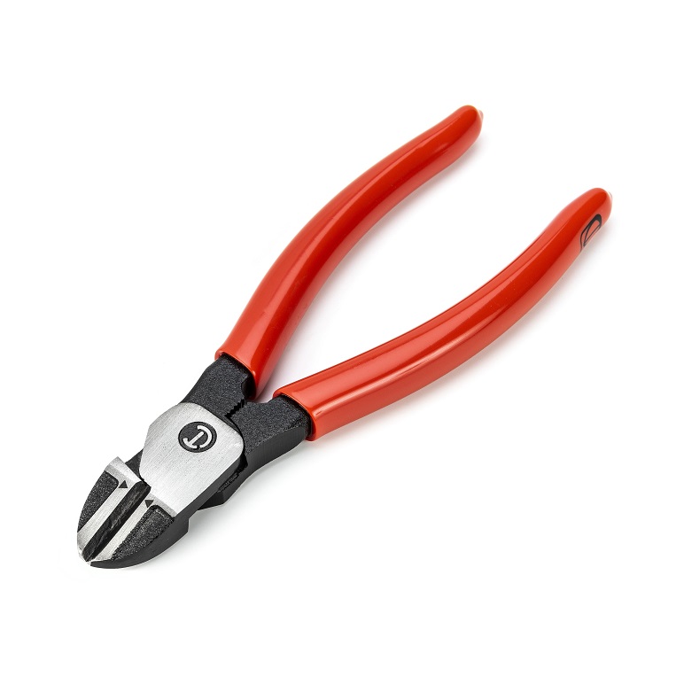 6" High Leverage Diagonal Cutting Pliers Dipped Handle
