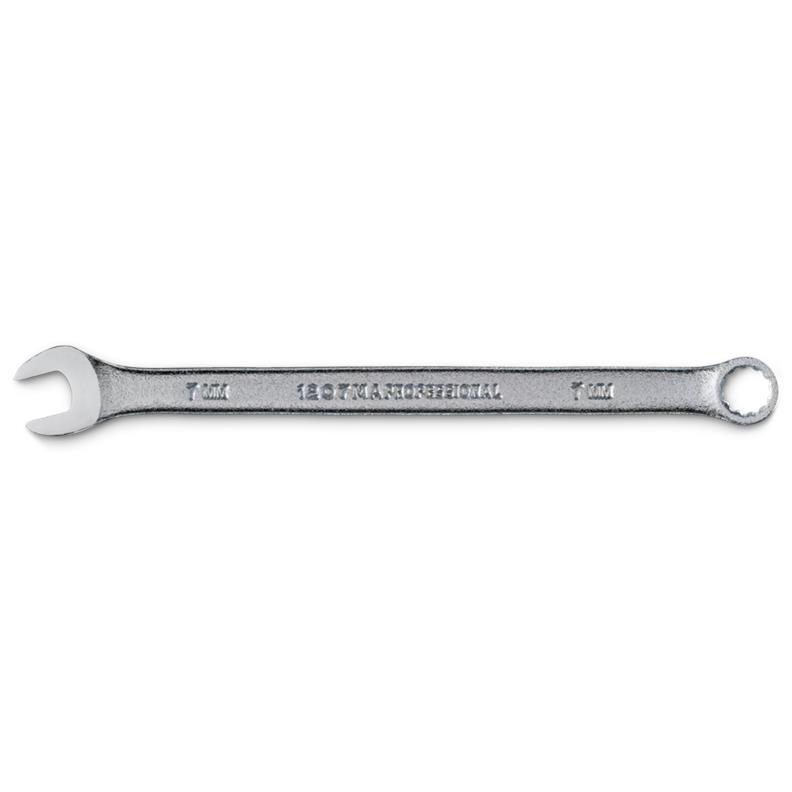 Combination Wrench 7mm 12 Point Metric Satin 