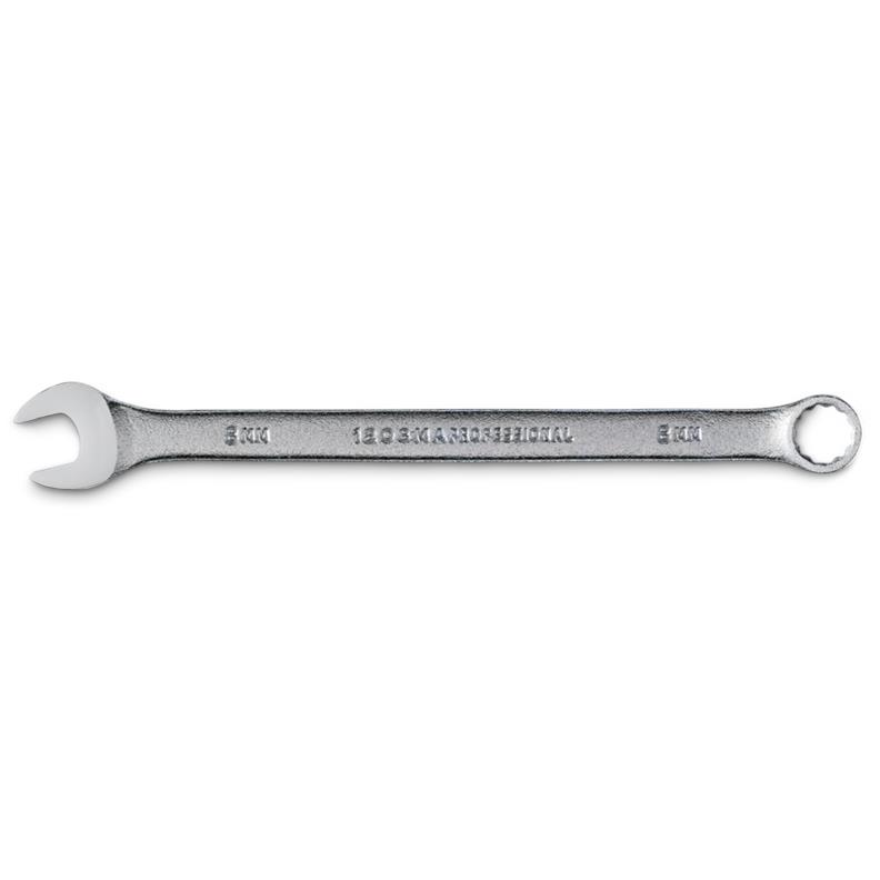 Combination Wrench 8mm 12 Point Metric Satin 