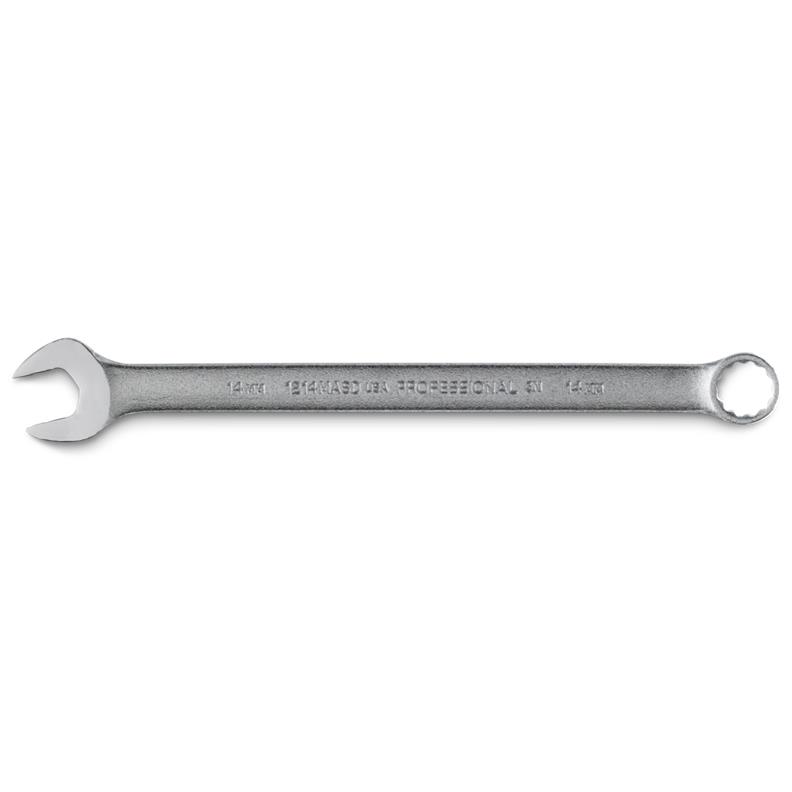 Combination Wrench 14mm 12 Point Metric Satin 