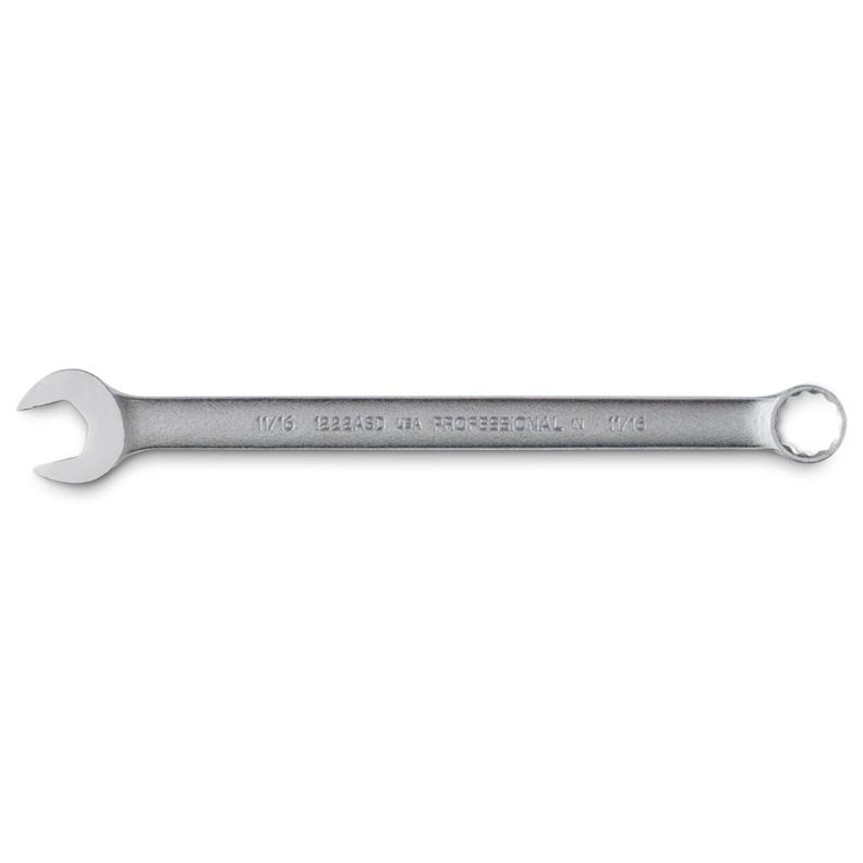 Combination Wrench 11/16" 12 Point Satin 