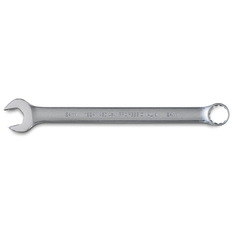 Combination Wrench 24mm 12 Point Metric Satin 