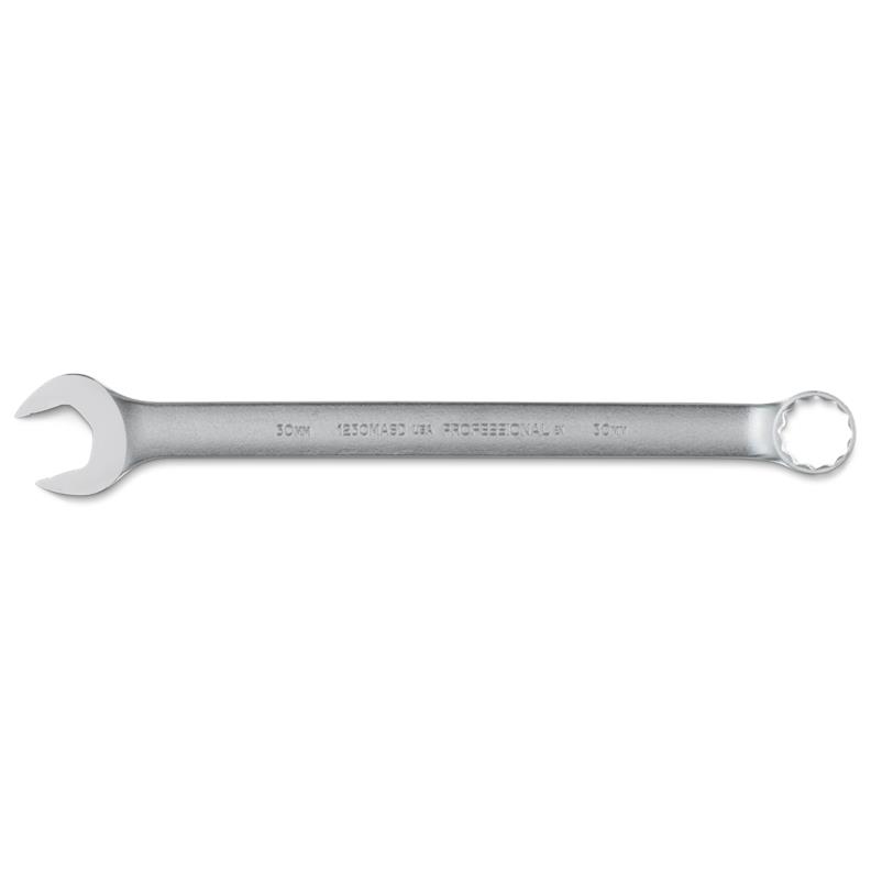 Combination Wrench 30mm 12 Point Metric Satin 