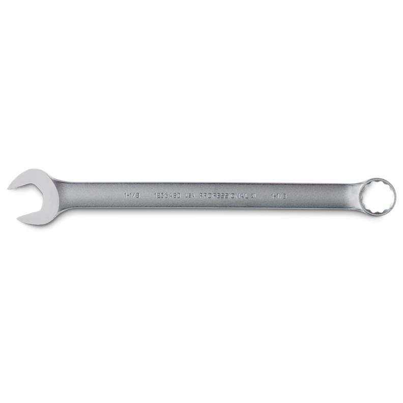 Combination Wrench 1-1/8" 12 Point Satin