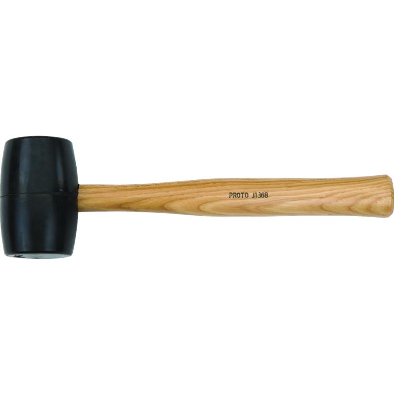 Rubber Mallet with Hickory Handle