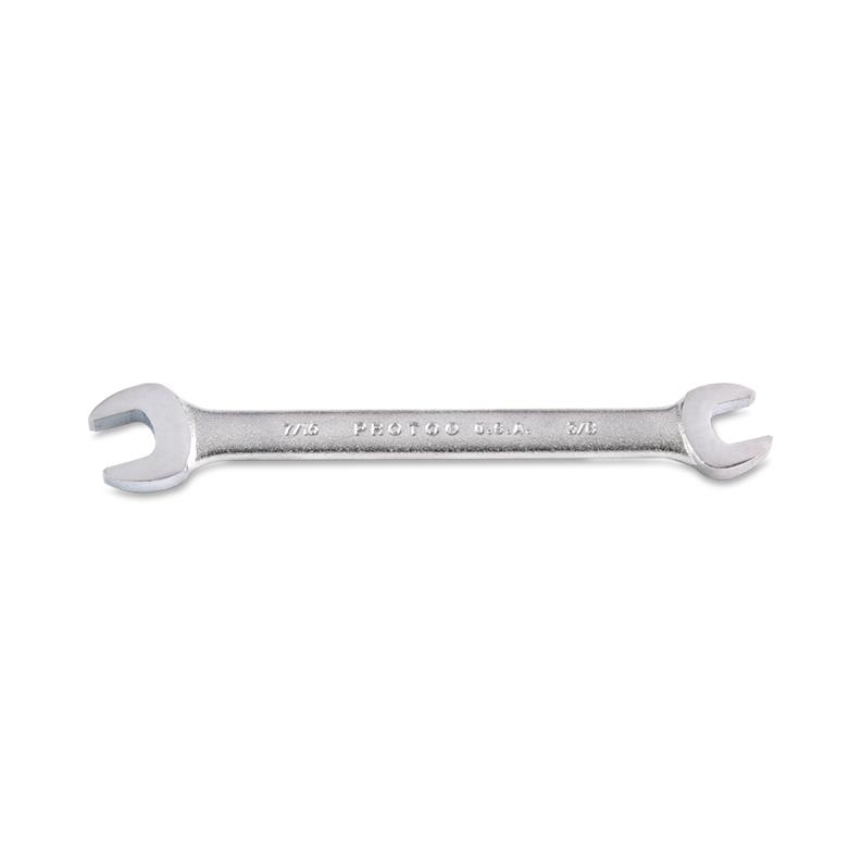 Open End Wrench 3/8"X7/16" Satin 