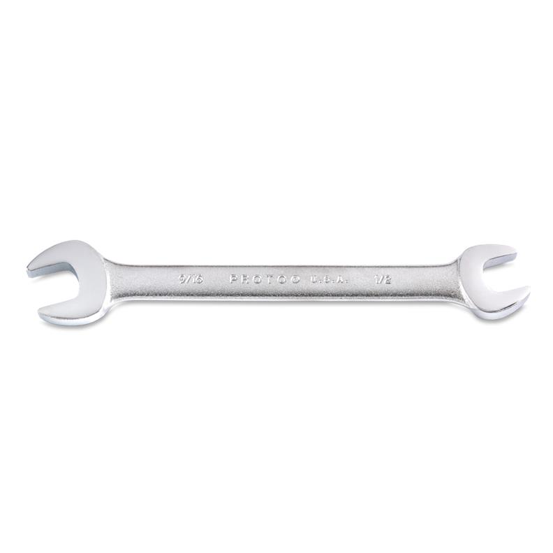 Open End Wrench 1/2"X9/16" Satin 