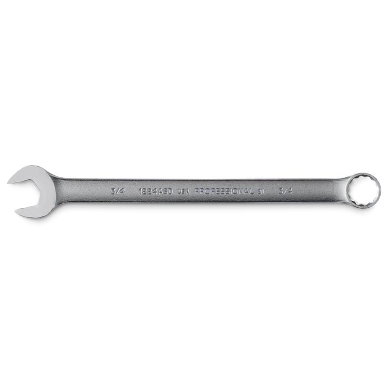 Combination Wrench 3/4" 12 Point Satin