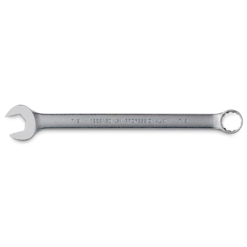 Combination Wrench 7/8" 12 Point Satin