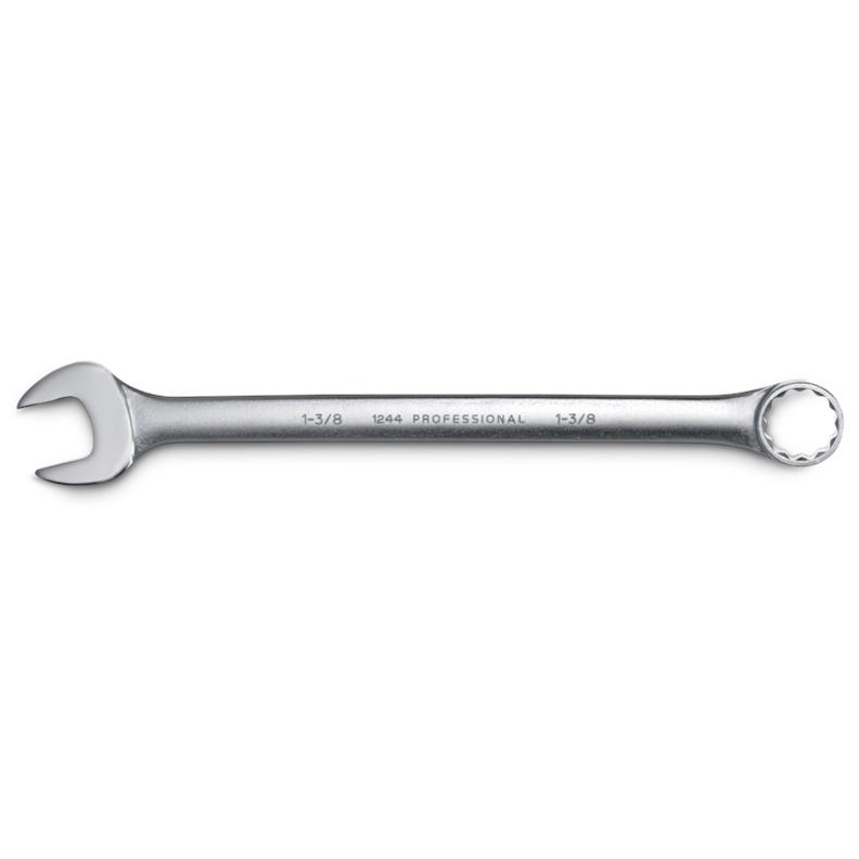 Combination Wrench 1-3/8" 12 Point Satin
