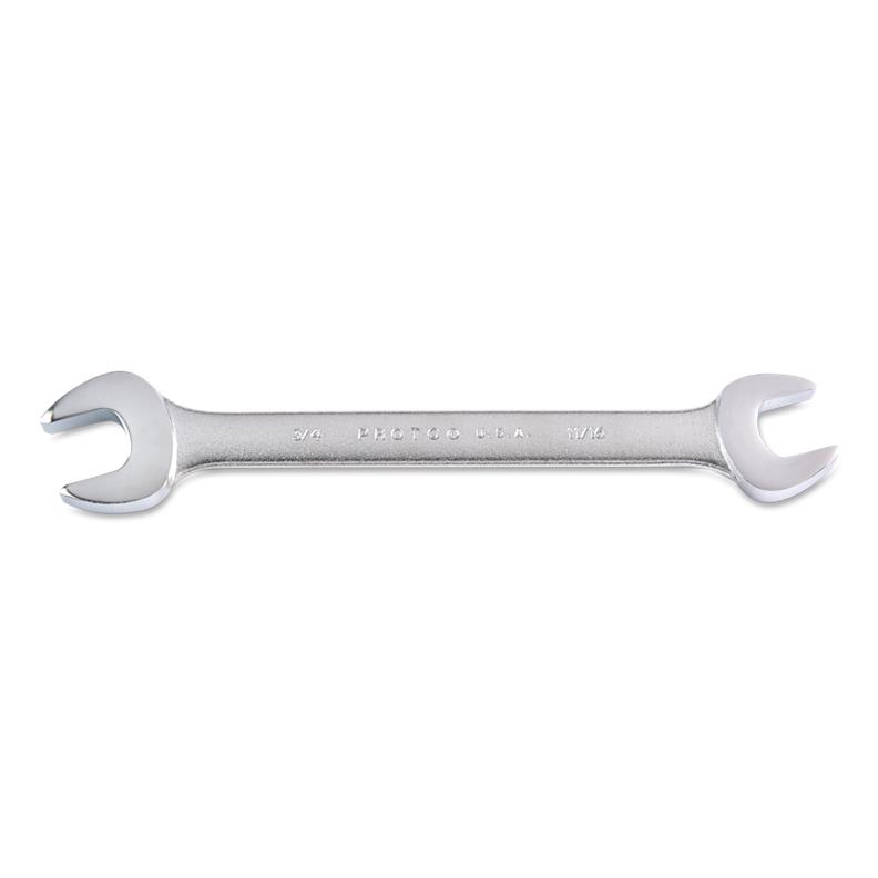 Open End Wrench 11/16"X3/4" Satin 