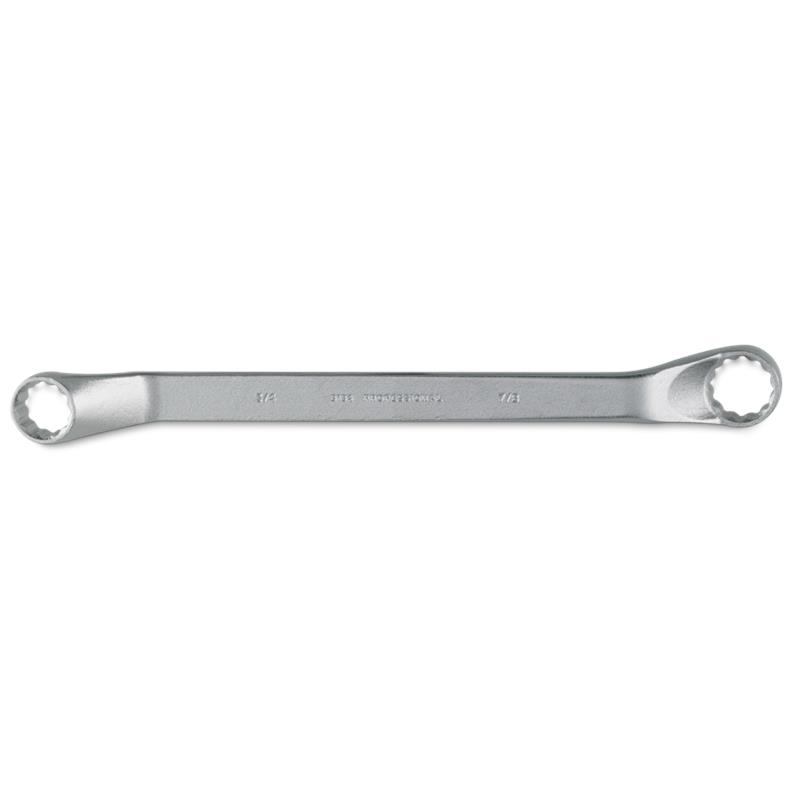 Double Box Wrench 3/4"X7/8" Deep Offset 12 Point Satin 