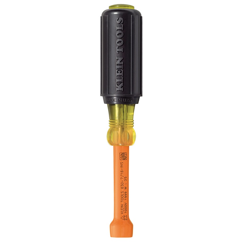 Nut Driver 1/4" Hex Insulated with Cushion Grip K