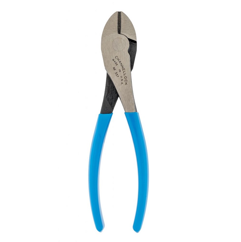 7" High Leverage Diagonal Lap Joint Cutting Pliers