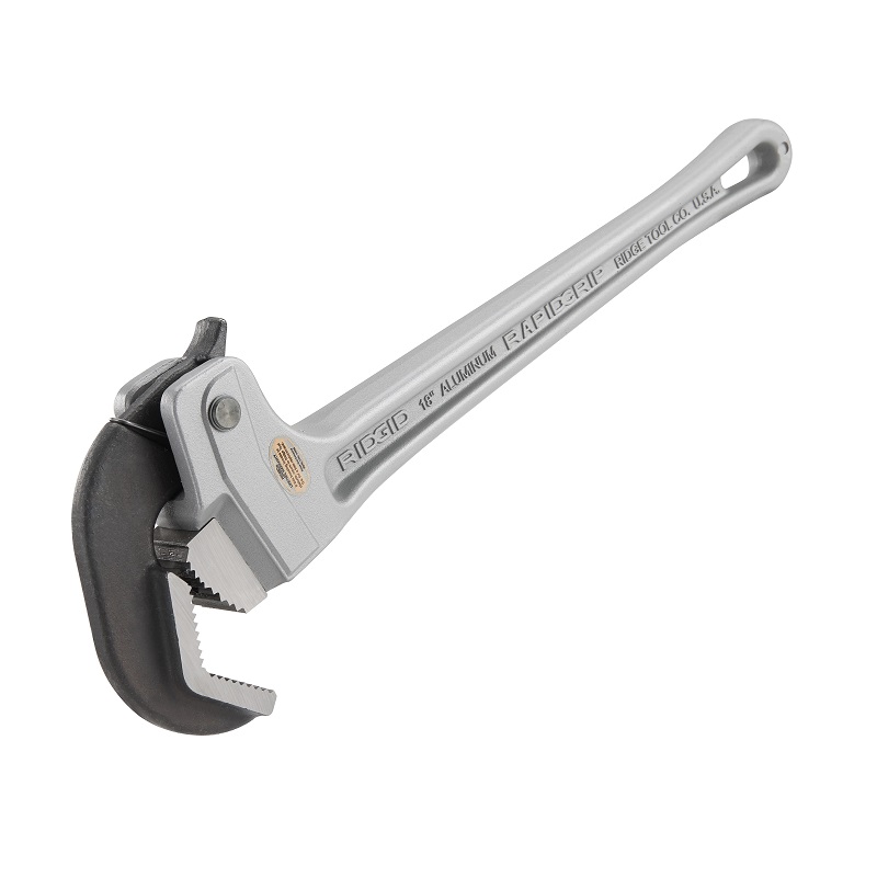 Aluminum RapidGrip Pipe Wrench 18" 3" Pipe Capacity Model 18 