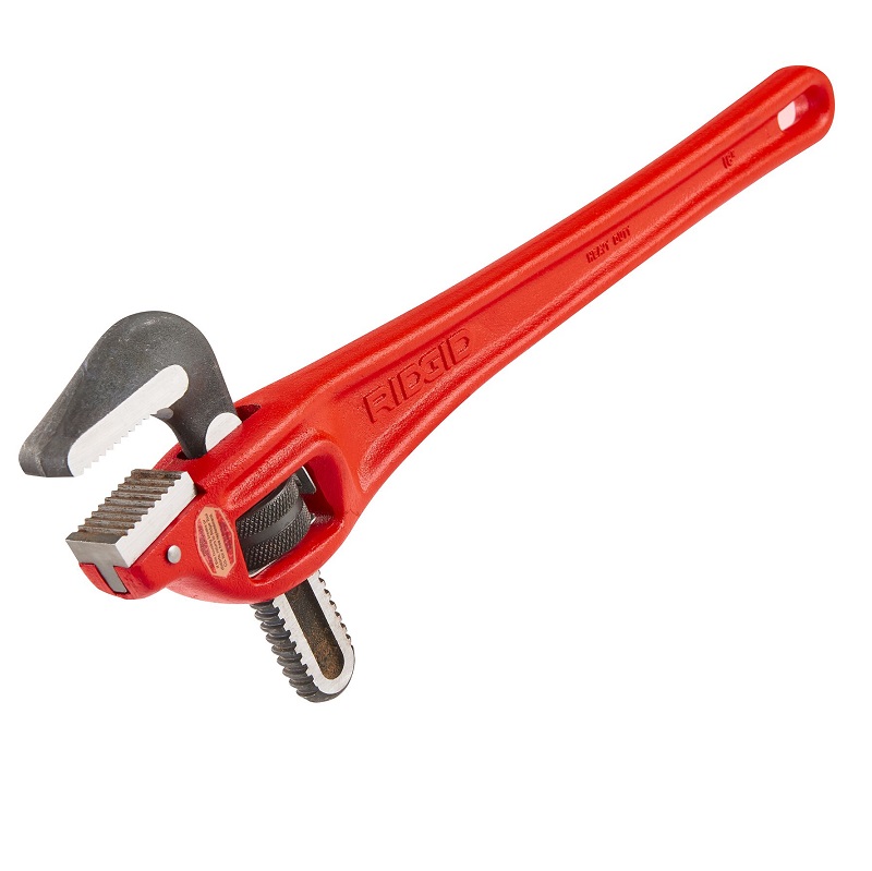 Heavy-Duty Offset Pipe Wrench 18" 2-1/2" Pipe Capacity Model 18 