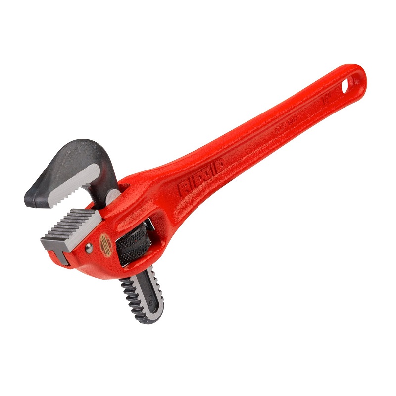Heavy-Duty Offset Pipe Wrench 14" 2" Pipe Capacity Model 14 