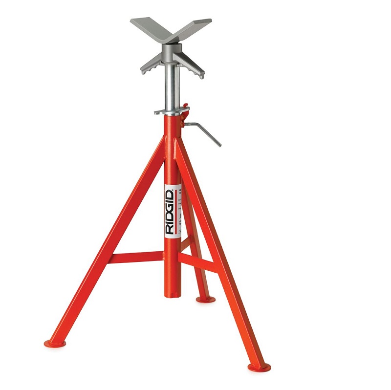V-Head High Pipe Stand 28" to 53" High 12" Pipe Capacity Model VJ-99 