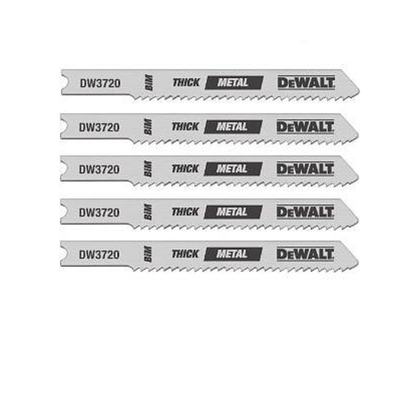 Jigsaw Blade 14T 3" Cobalt DW3720-5 Thick Metal Cutting - 5 Per Pack