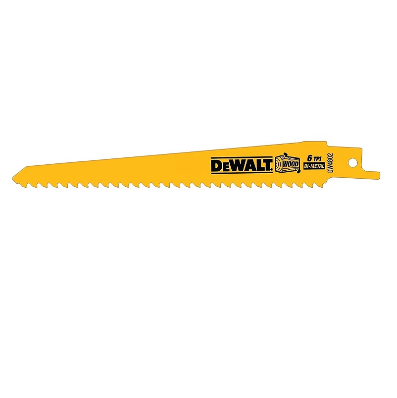 Reciprocating Saw Blade (Sawzall) 6" 6T 5 Per Pack