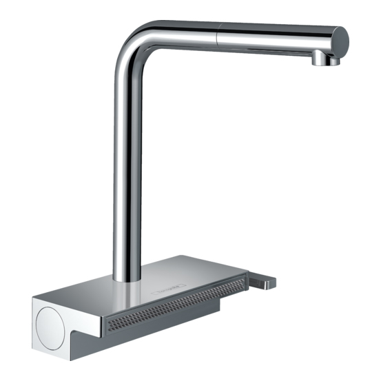 Aquno Select 1 Hole Pull-Out Kitchen Faucet in Chrome