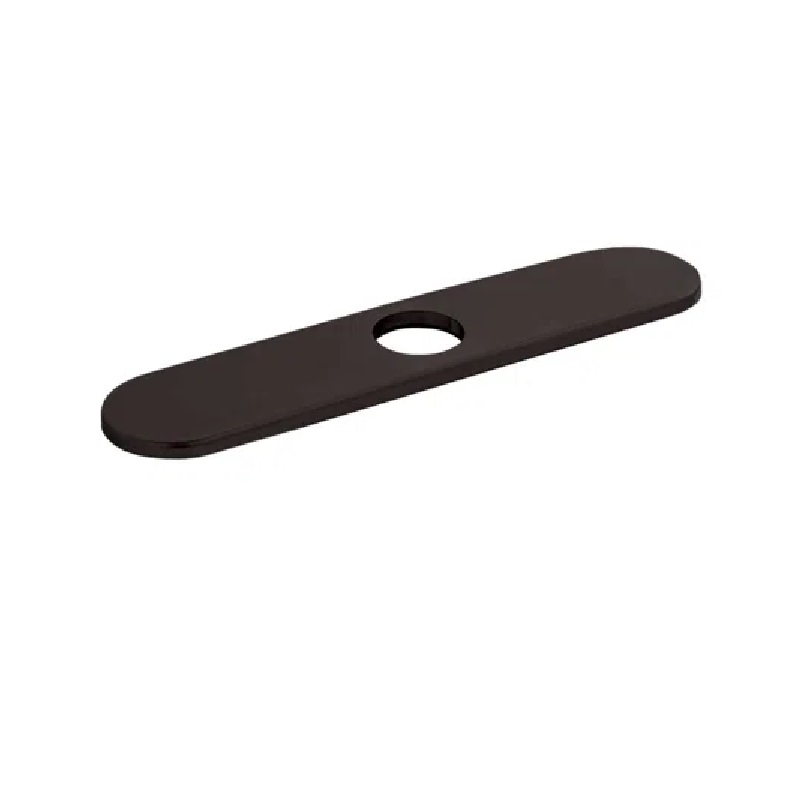 Base Plate 10" for 1-Hole Kitchen Faucets in Matte Black