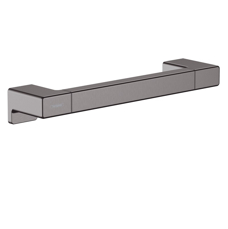 AddStoris 12" Towel Bar in Brushed Black Chrome