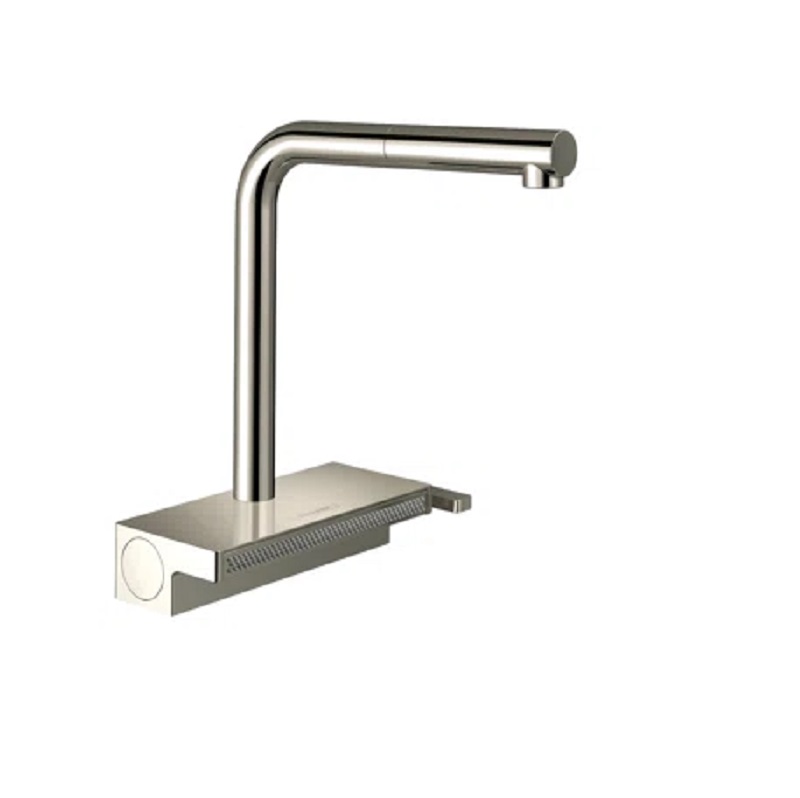 Aquno Select Pull-Out Kitchen Faucet w/sBox in Polished Nickel, 1.75 gpm