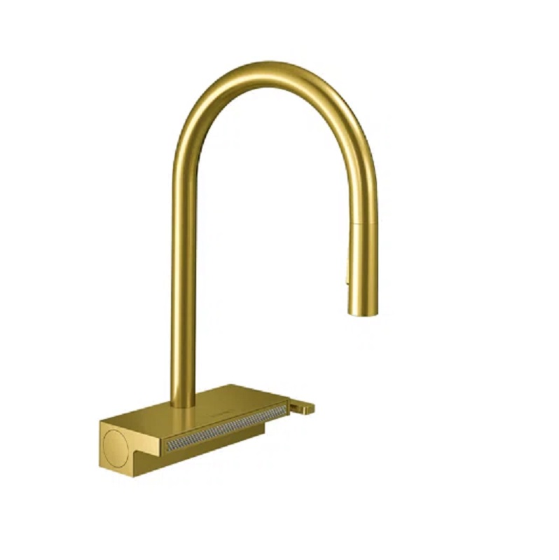 Aquno Select Kitchen Faucet In Brushed Gold Optic