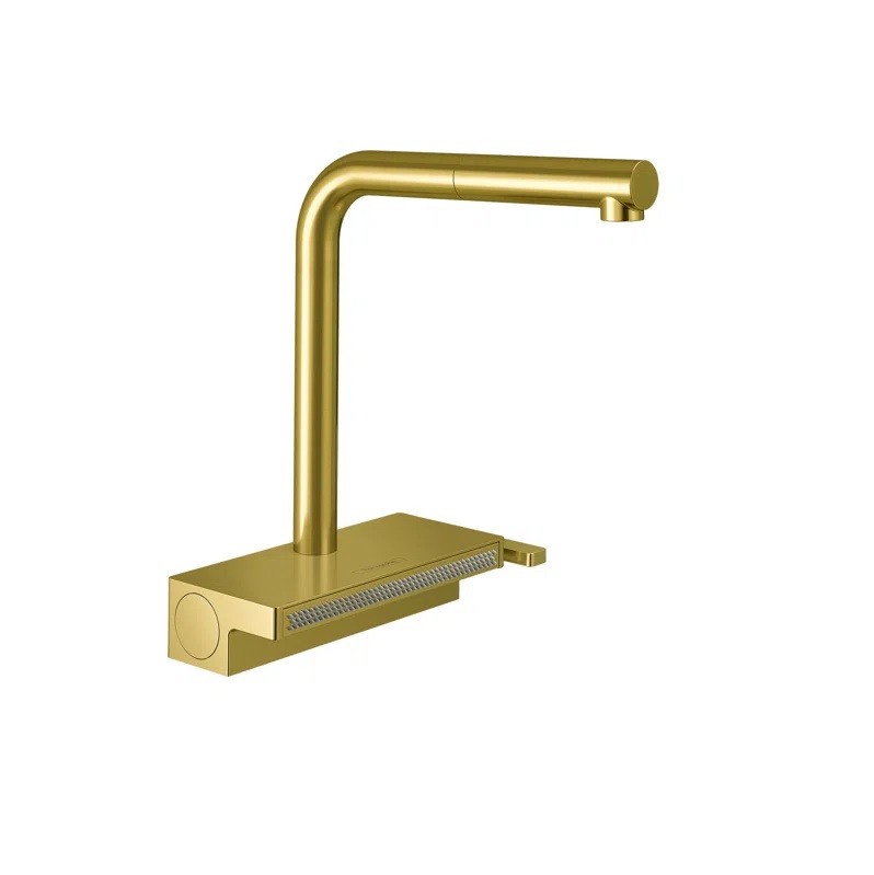 Aquno Select Kitchen Faucet In Brushed Gold Optic