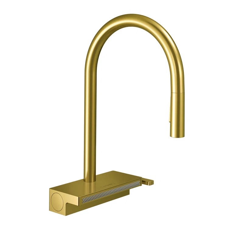 Aquno Select Kitchen Faucet In Brushed Gold Optic