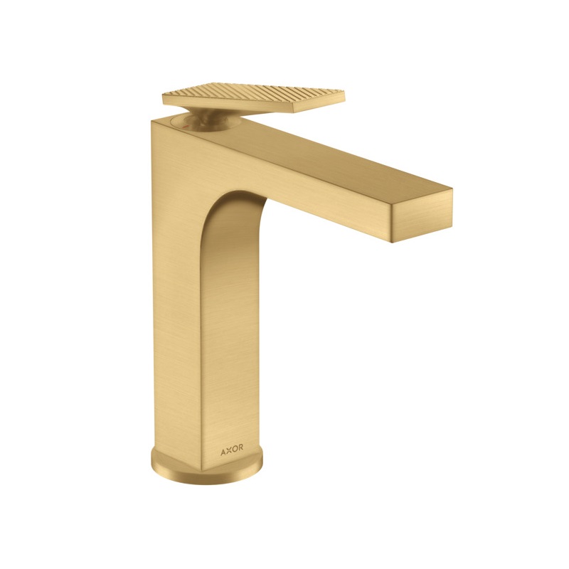 Axor Citterio 160 Rhombic Lav Faucet w/Drn in Brushed Gold, 1.2 gpm