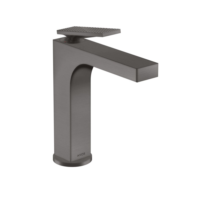 Axor Citterio 160 Rhombic Lav Faucet w/Drn in Brushed Black, 1.2 gpm