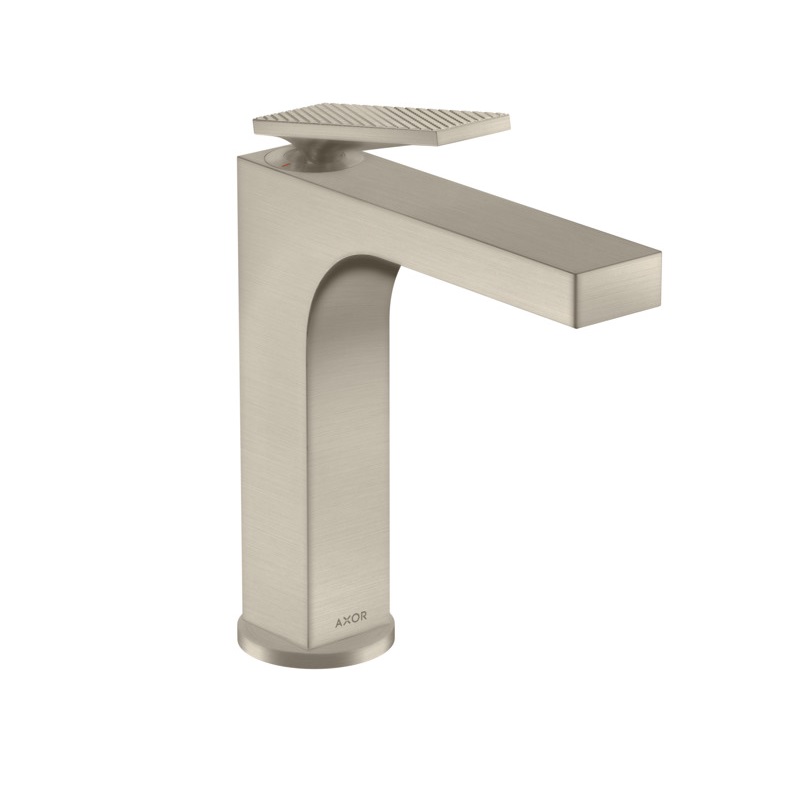 Axor Citterio 160 Rhombic Lav Faucet w/Drn in Brushed Nickel, 1.2 gpm