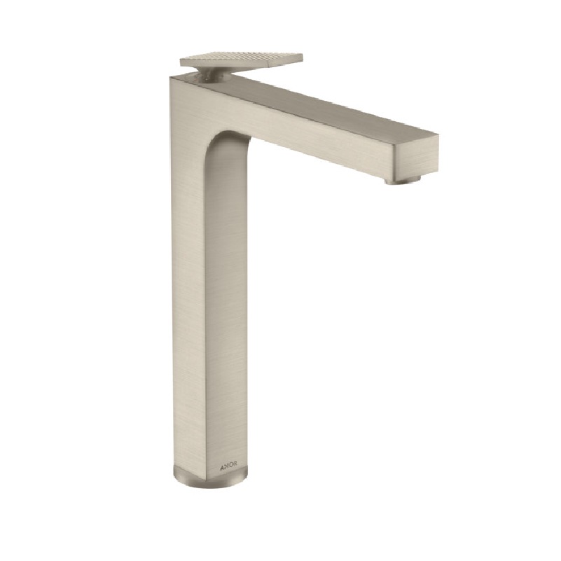 Axor Citterio 280 Rhombic Lav Faucet in Brushed Nickel, 1.2 gpm