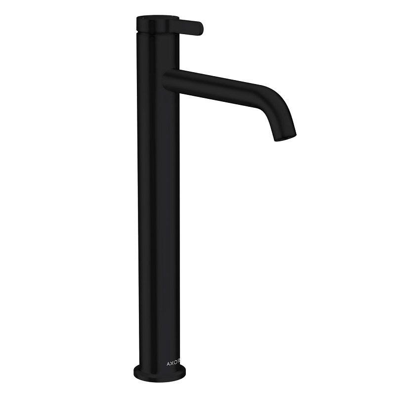 Axor One 260 Single Hole Lav Faucet in Matte Black, 1.2 gpm