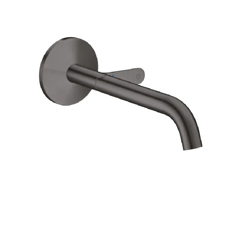 Axor One Wall Mount Lav Faucet in Brushed Black Chrome, 1.2 gpm