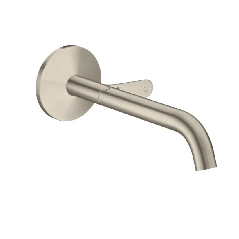 Axor One Wall Mount Lav Faucet in Brushed Nickel, 1.2 gpm