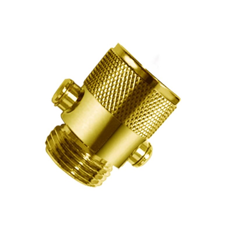 ADA Trickle Adaptor in Polished Gold Optic