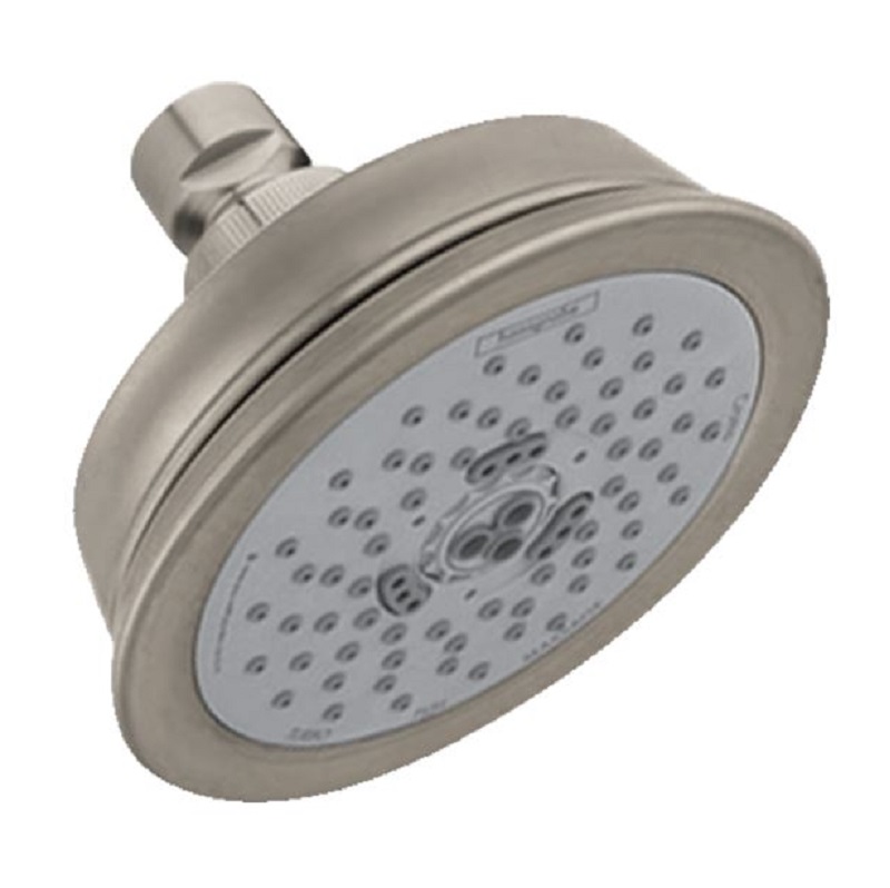 Croma 100 Classic Showerhead 3-Jet in Brushed Nickel, 1.5 gpm