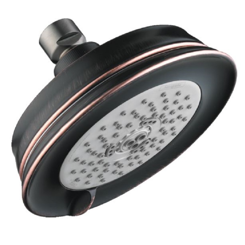 Croma 100 Classic Showerhead 3-Jet in Rubbed Bronze, 1.5 gpm