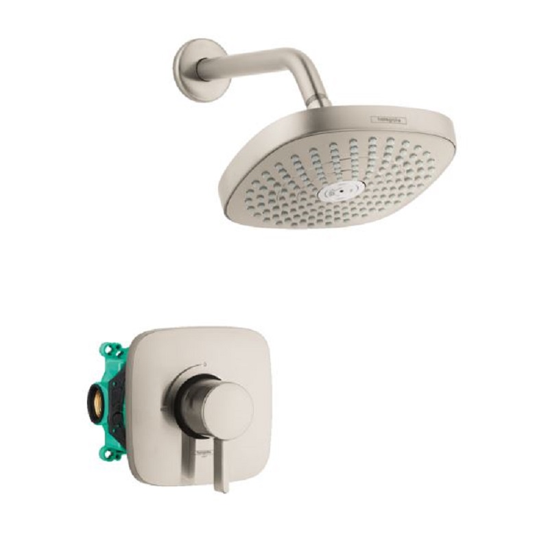 Croma Select E Pressure Balance Shower Set w/Rough in Brushed Nickel, 2.0 gpm