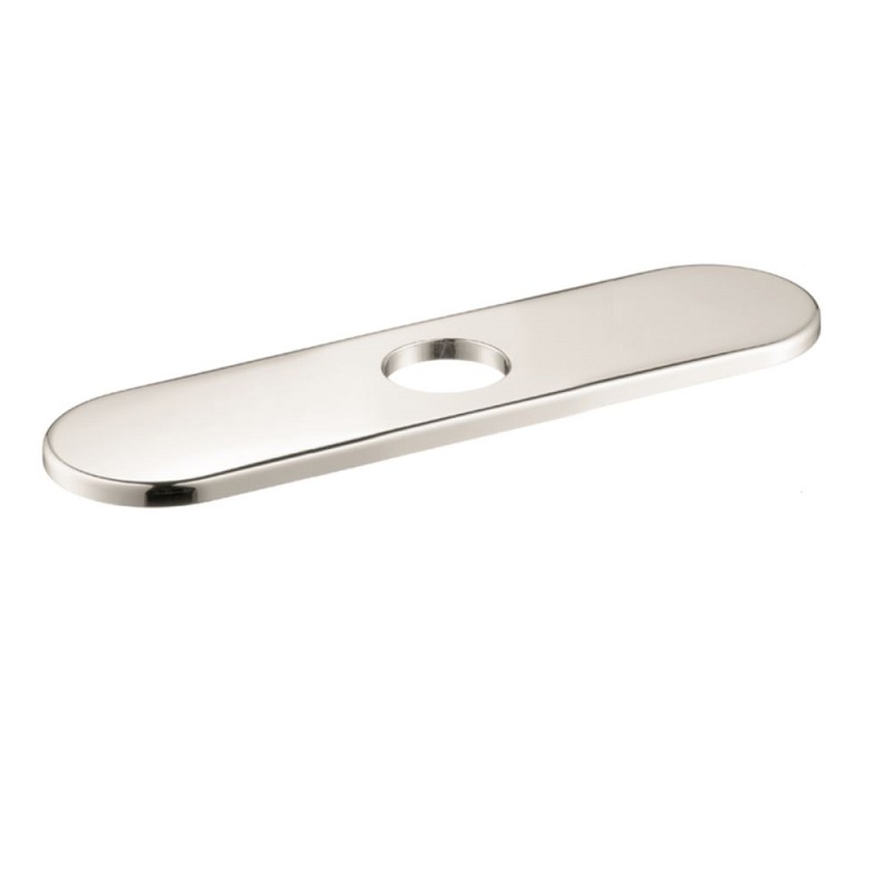 Base Plate 10" for 1-Hole Kitchen Faucets in Polished Nickel